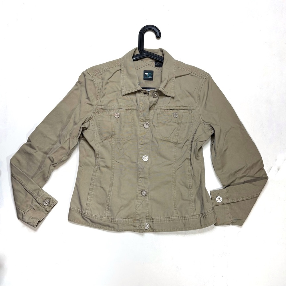 Women's Tan Twill “Jean Jacket”